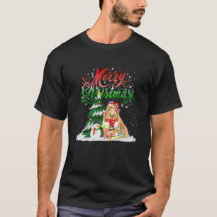 Camiseta Iluminação de Natal Pajama Correspondendo Papais
