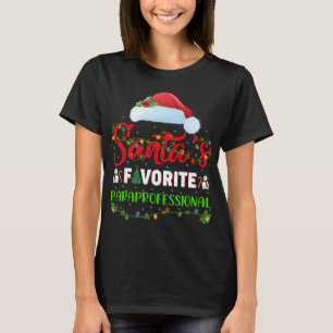 Camiseta Iluminação De Papais noeis Xmas Favoritos Ch Parap
