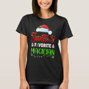 Camiseta Iluminação do Natal Papais noeis favoritos do Mági