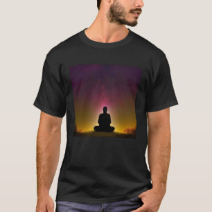 Camiseta Iluminação Espiritual Meditação Yoga Transcendente