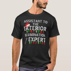 Camiseta Iluminação Exterior de Natal Compatível com Testem