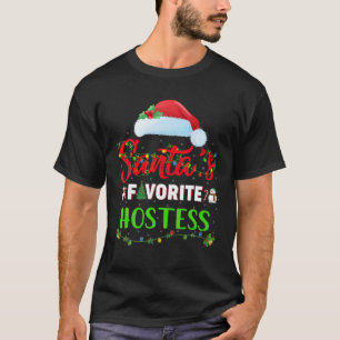 Camiseta Iluminação Natal de Hostess Favorita dos Papais no
