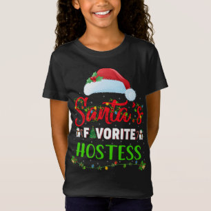 Camiseta Iluminação Natal Favorita dos Papais noeis Xmas Ho
