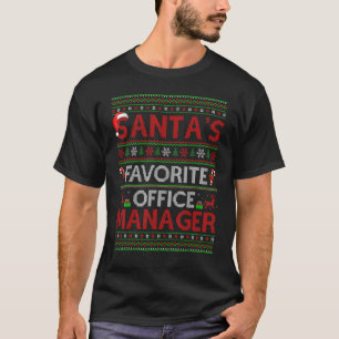 Camiseta Iluminação Natalina Feia Gerente de Escritório Fav