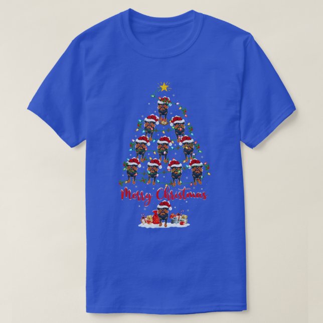 Camiseta Iluminação Xmas Correspondente Papais noeis Bruxel (Frente do Design)