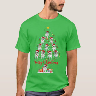 Camiseta Iluminação Xmas Correspondente Papais noeis Bulldo