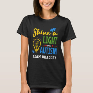 Camiseta Iluminar uma Equipe Personalizada do Autismo