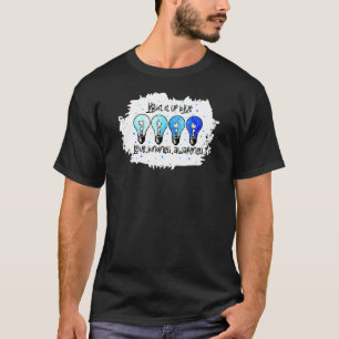 Camiseta Ilumine de Azul Conscientização do Autismo Present