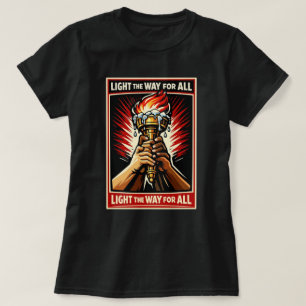 Camiseta Ilumine o Caminho para Todos Gráfico da Tocha