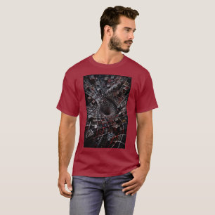 Camiseta Ilusão 3D Quantum Grid