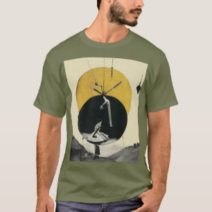 Camiseta Ilusão de eterno Surreal Collage Art Tee