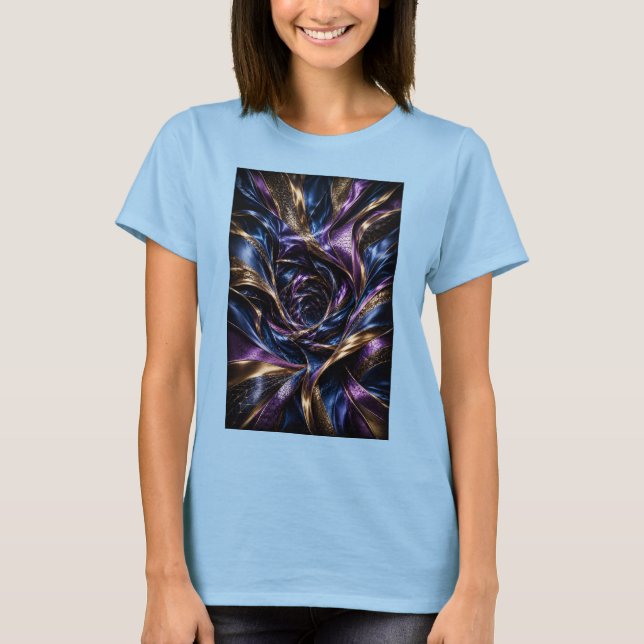 Camiseta Ilusão de Trama de Seda (Frente)