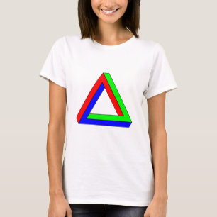 Camiseta Ilusão de triângulo óptico