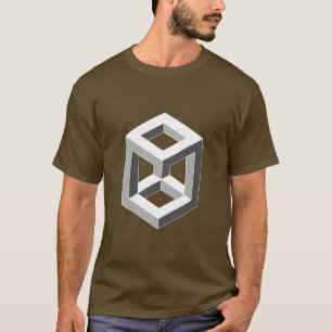 Camiseta Ilusão óptica - caixa