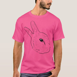 Camiseta Ilusão Óptica da Lógica do Coelho Pato de Wittgens
