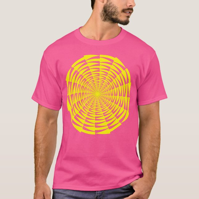Camiseta Ilusão Óptica de Vórtice (Frente)