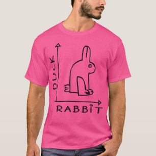 Camiseta Ilusão Óptica Divertida Coelho Pato