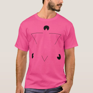 Camiseta Ilusão Óptica do Triângulo de Kanizsa