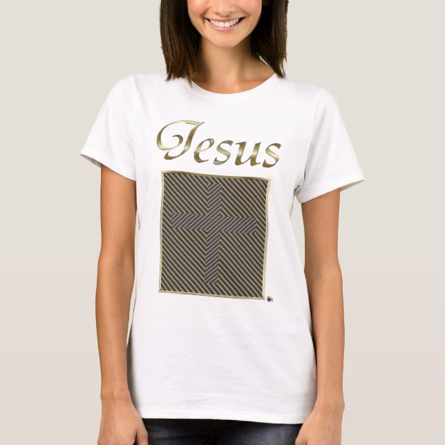 Camiseta Ilusão óptica transversal de JESUS (Frente)