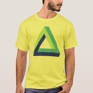 Camiseta Ilusão óptica: triângulo do penrose