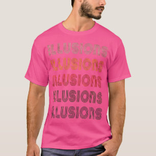 Camiseta Ilusões de Coração Amoroso Grunge Preto Ilusões