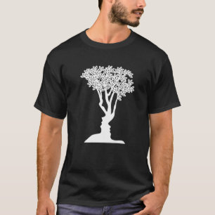 Camiseta Ilusões Ópticas Árvore Novidade Engraçada Ou R