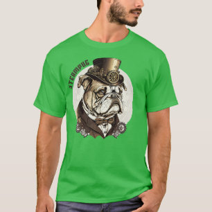 Camiseta Ilustração 1 de vombaria a vapor Pug a vapor