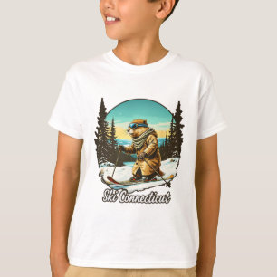 Camiseta Ilustração Adorável do Espinço Conectado com N