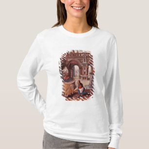 Camiseta Ilustração alegórica de um alquimista em