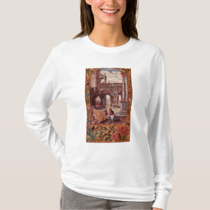 Camiseta Ilustração alegórica de um alquimista em