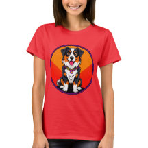 Ilustração Alegre de Cachorro em Cartoon