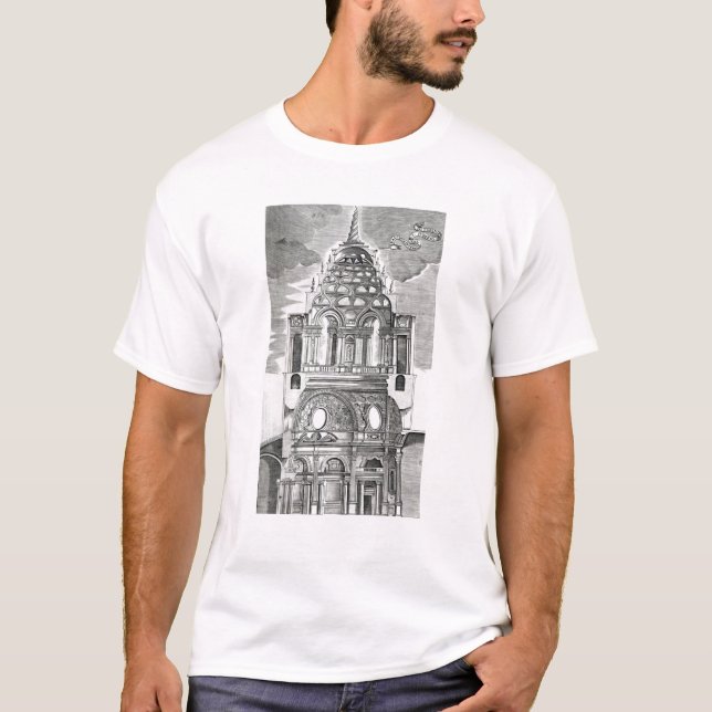 Camiseta Ilustração arquitectónica (Frente)