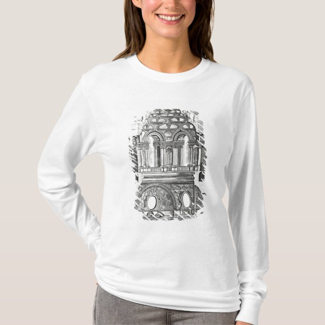 Camiseta Ilustração arquitectónica (Frente)