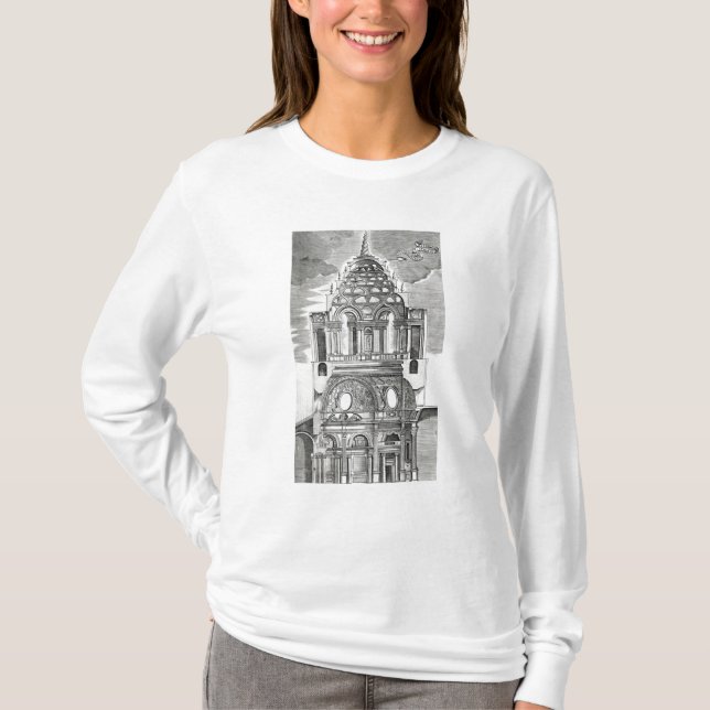 Camiseta Ilustração arquitectónica (Frente)