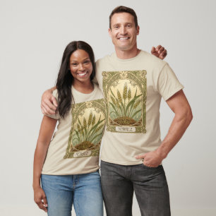 Camiseta Ilustração Art Nouveau de Sabzeh de Renovação