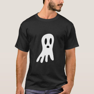 Camiseta Ilustração Assustadora de Fantasmas Góticos