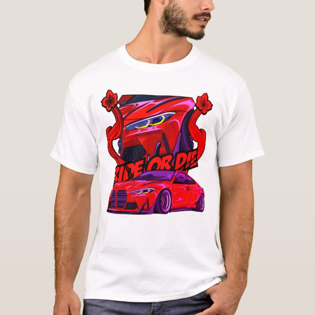 Camiseta Ilustração Bmw (Frente)
