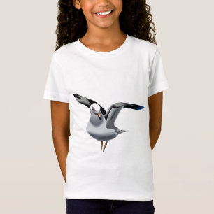 Camiseta Ilustração bonita da gaivota da animação
