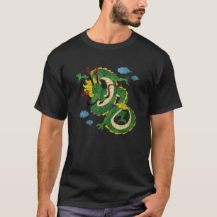 Camiseta Ilustração Chinesa do Dragão - Mitologia Chinesa
