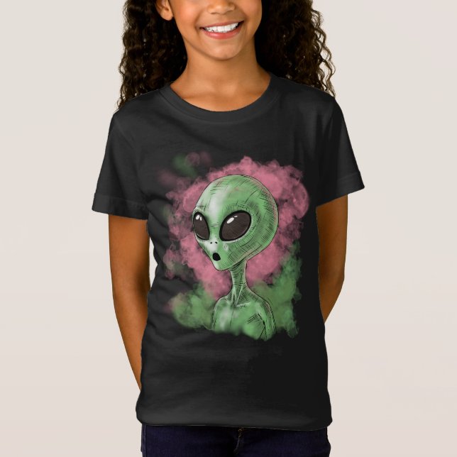 Camiseta Ilustração Clássica de Alien (Frente)