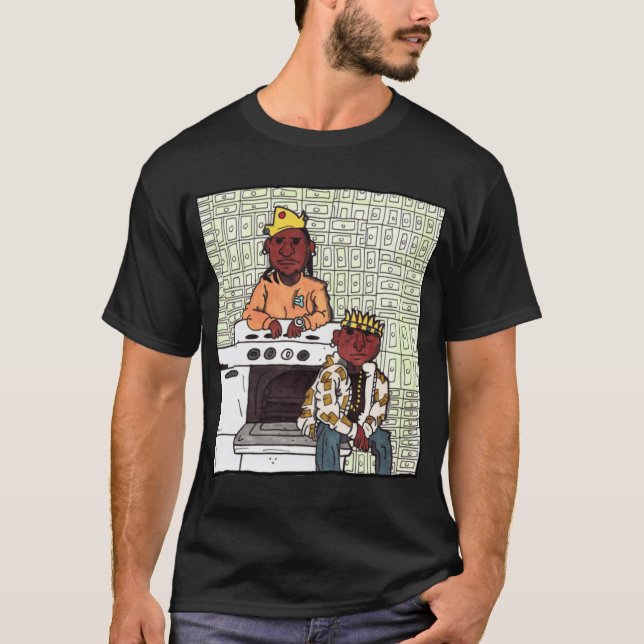 Camiseta Ilustração Clipse Hell Hath No Fury retrô (Frente)