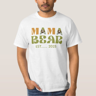 Camiseta Ilustração Comovente de Mamãe Urso