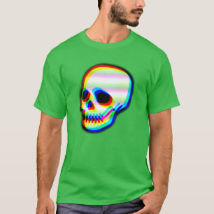 Camiseta Ilustração Crônica Neon Moderna
