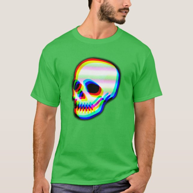 Camiseta Ilustração Crônica Neon Moderna (Frente)