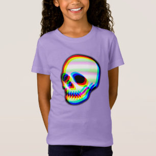 Camiseta Ilustração Crônica Neon Moderna