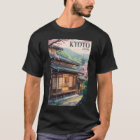 Ilustração da Casa do Japão em Kyoto, Arte de Viag