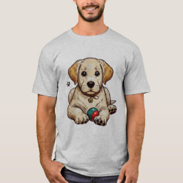 Camiseta Ilustração da cópia do ouro Labrador