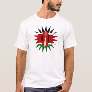 Camiseta Ilustração da Estrela Nacional de Bandeira do Quên