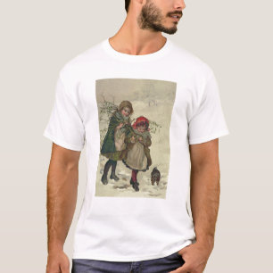 Camiseta Ilustração da fada da árvore de Natal, bar. 188