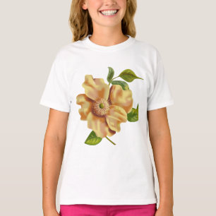 Camiseta Ilustração da Flor Amarela